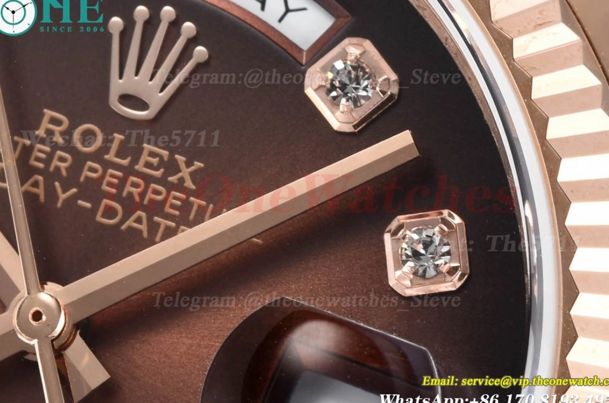 Weight) V3 Dia 36mm Brown DayDate RG VR3255(Gain RG 128235 QF 0317